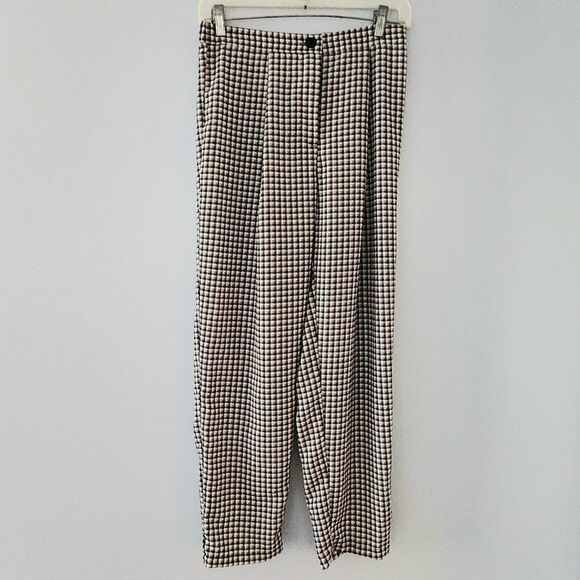 Divided plaid panta women's size 4 elastic in waist - Picture 1 of 9